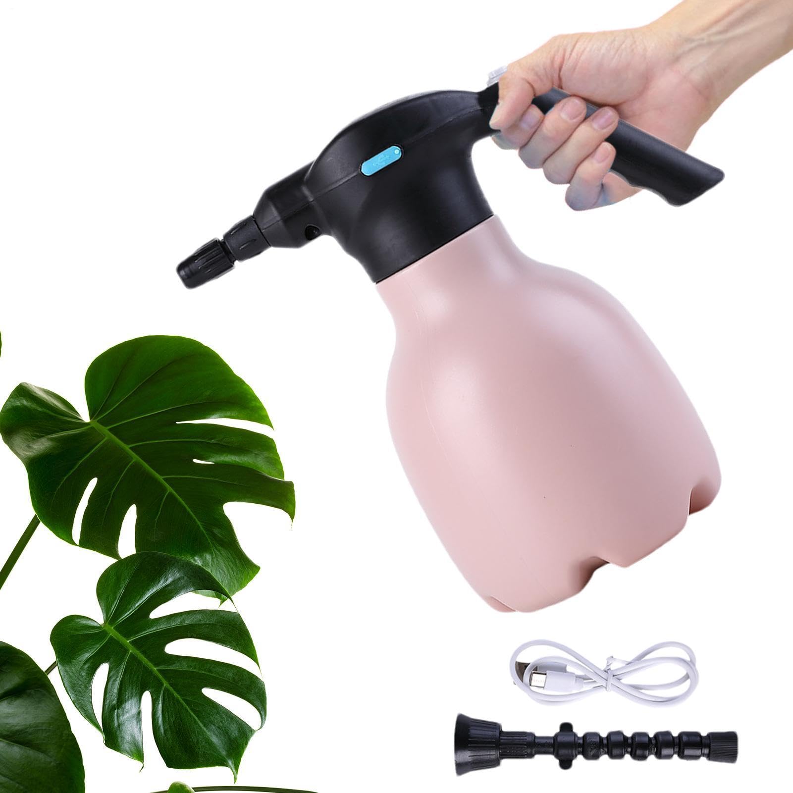 Elektrischer Wassersprüher USB wiederaufladbar elektrischer Wassersprüher Pflanzennebel | Gartensprüher USB Wiederaufladbare Elektrische Sprühnebel Gießkanne Reinigung für Indoor Outdoor Pflanzen