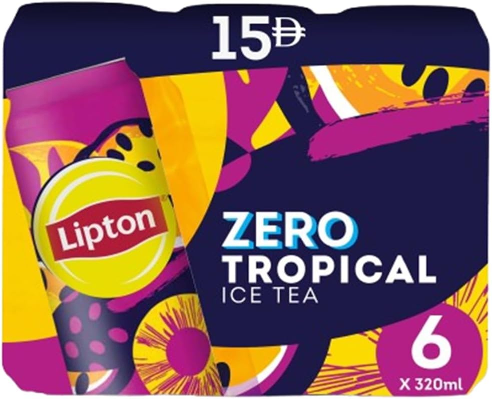 Ice Tea Tropical Zero Can 320ml x 6