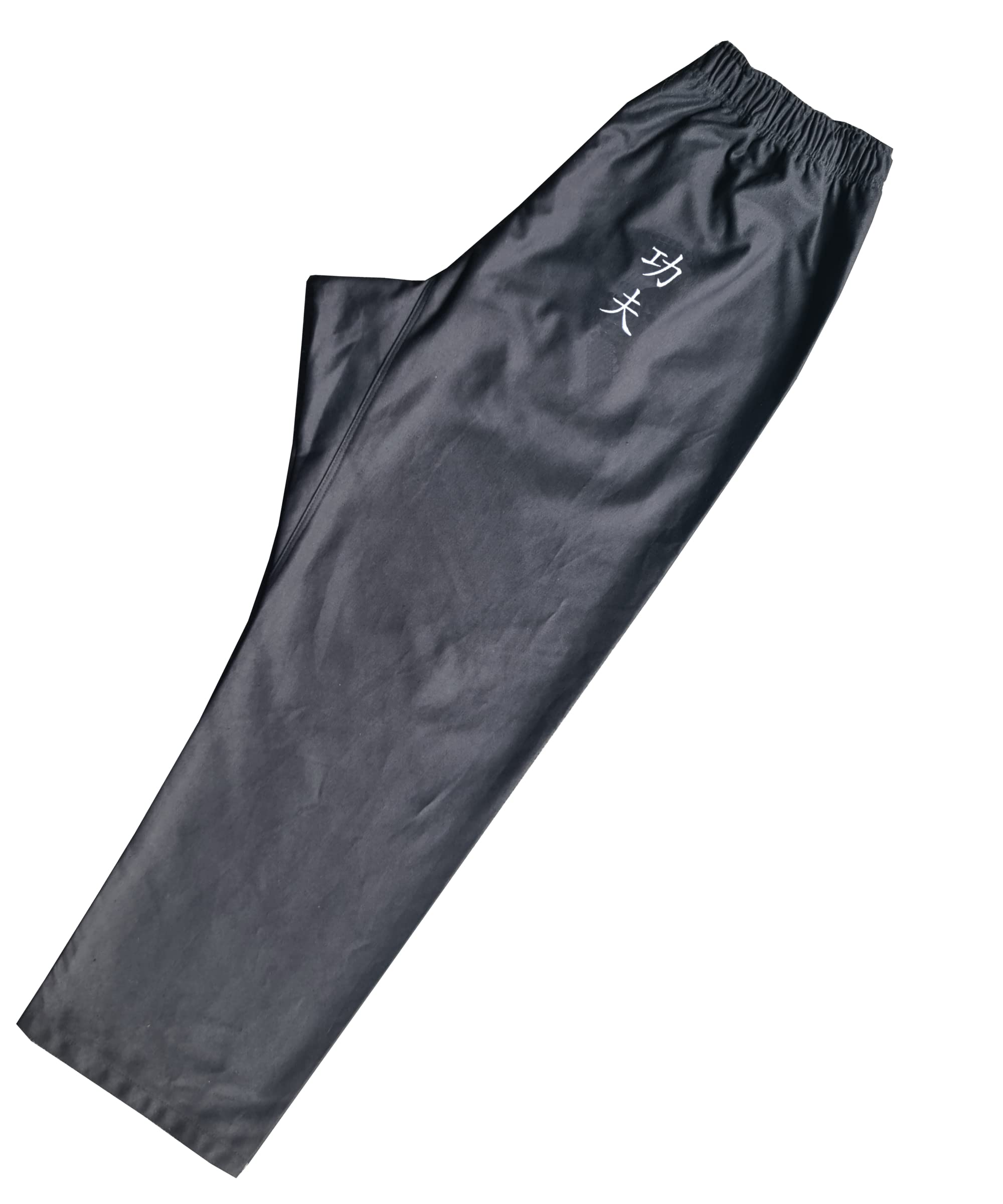 TA0 Pantalones de Kung Fu Pantalón negro para artes marciales Kimono para hombres y mujeres 100% Algodón