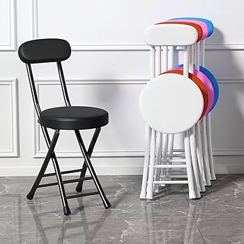 木製円形折りたたみスツール 2個 丸椅子（木製・天然木・スツール・背もたれ無し・スタッキング