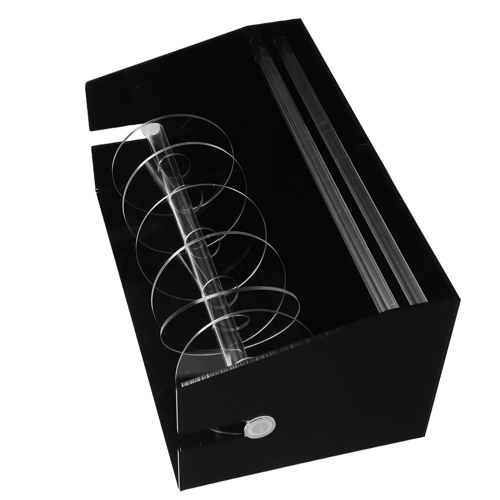 Dispenser Etichette Acrilico Regolabile Rimovibili