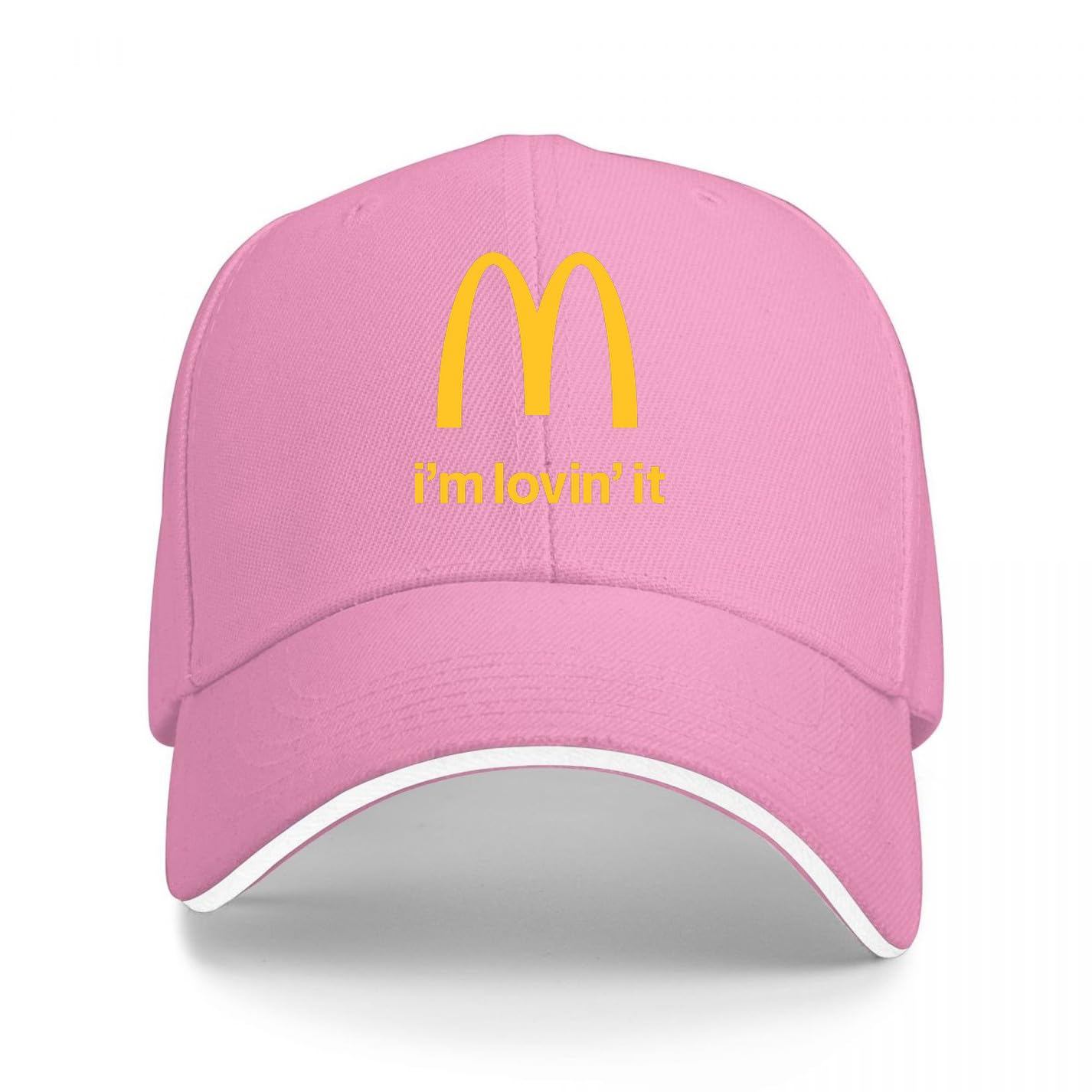 Uhrzhzz Baseball Cap McDonald's I'm lovin'it Pink Dad Trucker Hat
