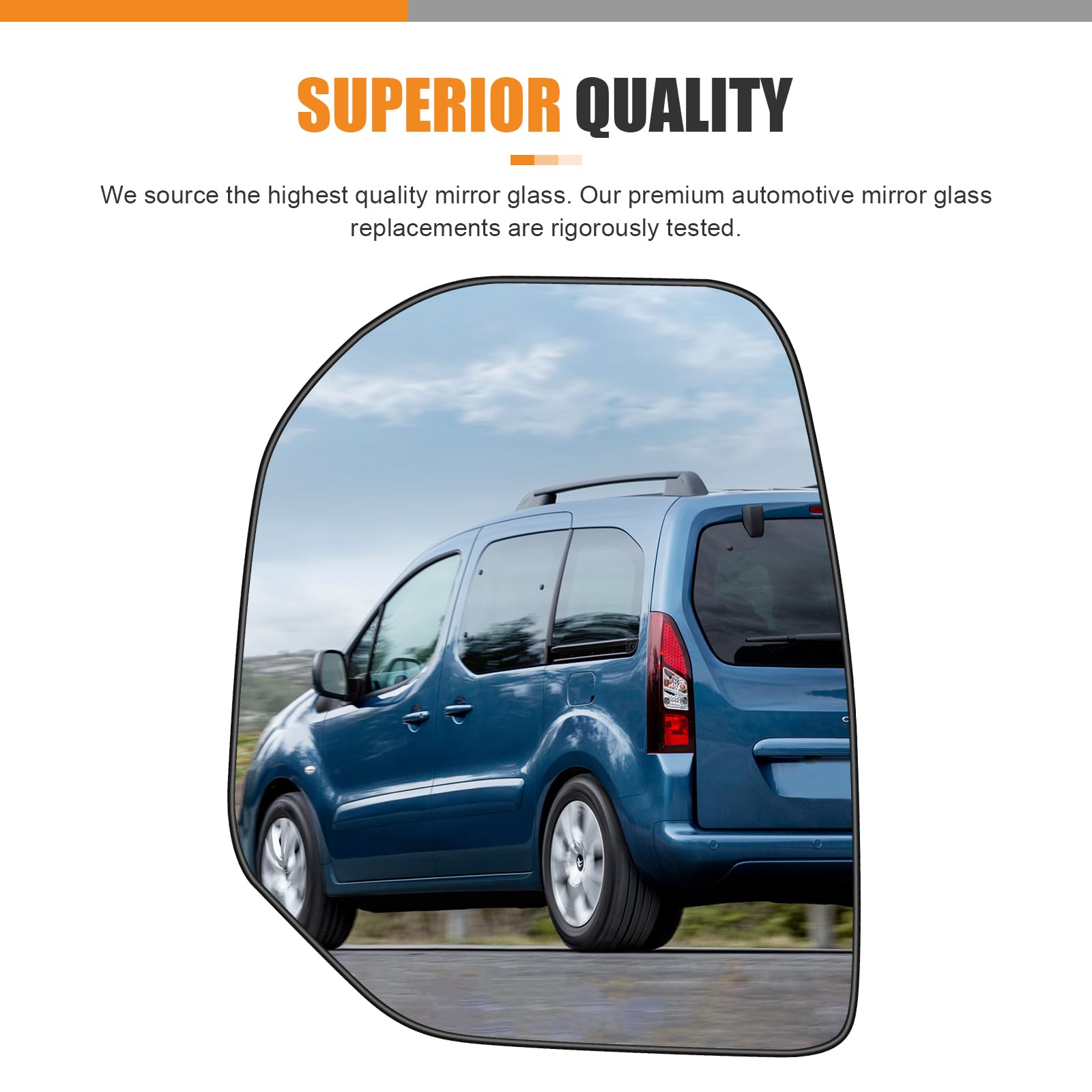 Citroen Berlingo Spiegelglazen links voorraad
