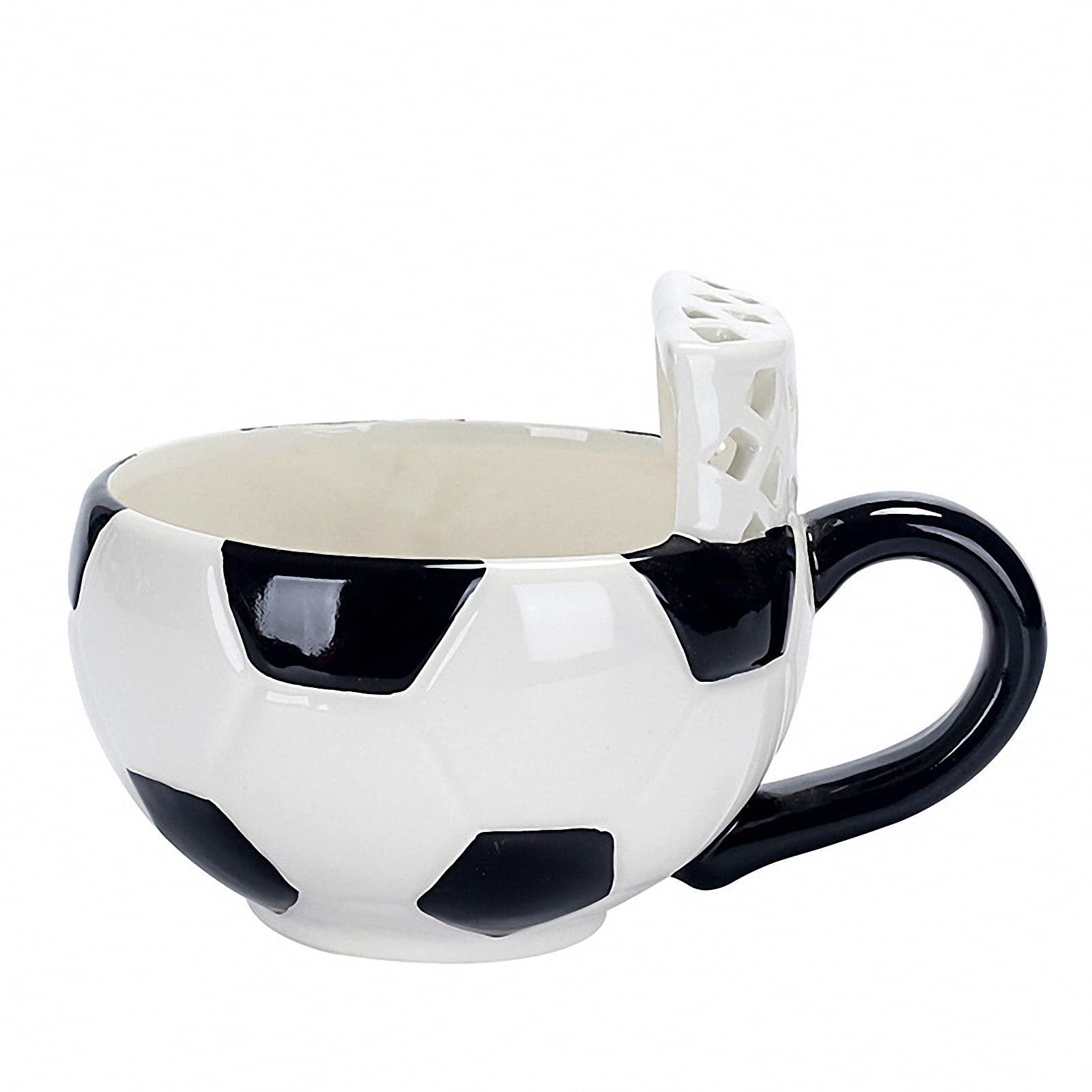 Tazza da Basket/Calcio in Ceramica Creativa con Manico, Scuola Personale/Ufficio/Tazza da casa/Tazza d'Acqua, Tazza da caffè per Bambini, insalatiera di Frutta
