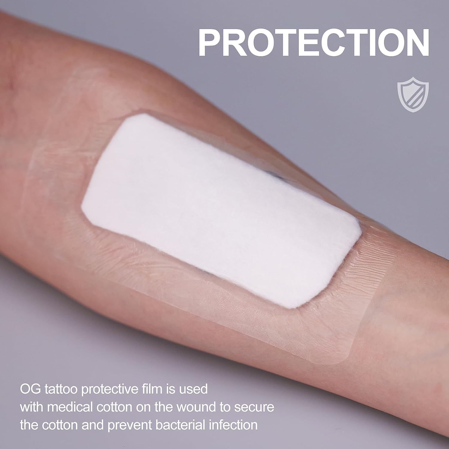 OG Tattoo Protective Film 6" X 11 Yard - Waterproof Tattooing Aftercare Bandage Roll for Second Skin Tattoo Wrap - Breathable, Sterile, Ultra Flexible, Latex-Free - Faster Tattoos Healing