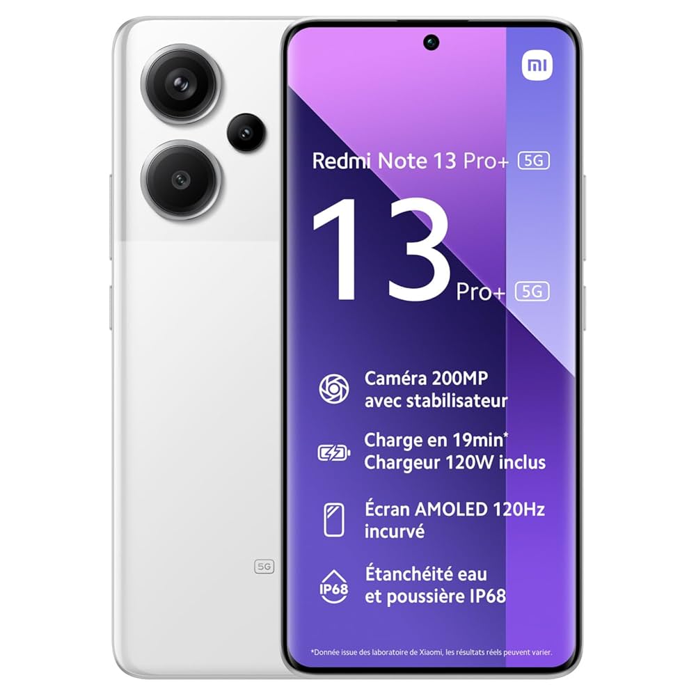 Redmi Note 13 Pro+5G ムーンライトホワイト（8GB RAM） Redmi Note 13 Pro+ 5G 12+512GB Moonlight White smartphone 12