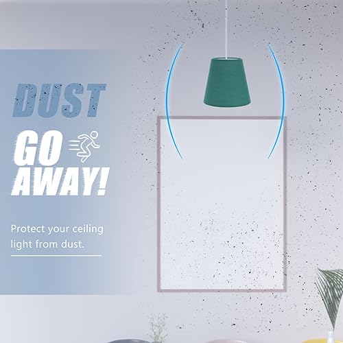 Miniatura 5 de Pantalla de lámpara de papel pequeña, pantalla de tela de araña de tela, pantalla de barril de luz para colgar lámpara de mesa, tambor s pantalla de