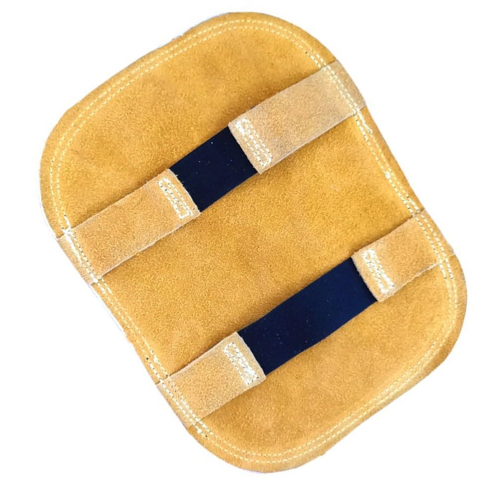 Gants de soudage, gants résistants à la chaleur, cuir de vache double face en daim avec feuille d'aluminium, bouclier de main anti-brûlure pour soudeurs, paquet