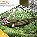 COVACURE Camping Hamaca con Mosquitero, 2 Arboles Correas/Mosquetones/Cuerdas/Doble Portátiles al Aire Libre...