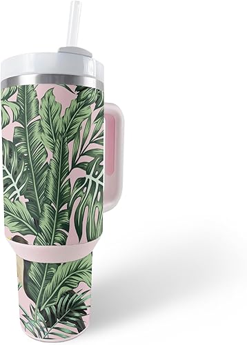 Miniatura 4 de MightySkins Skin - Vaso de vinilo compatible con Stanley The Quencher H2.0 FlowState de 40 onzas, diseño de mármol grunge, protectora, duradera y