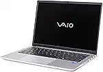 VAIO Laptop FS de 14,1 polegadas em alumínio | Intel Core i5-1235U | 8 GB de RAM | SSD de 1 TB | Tela fosca FHD | Áudio espacial THX | Leitor de impressão digital e câmera IR Windows Hello | Windows