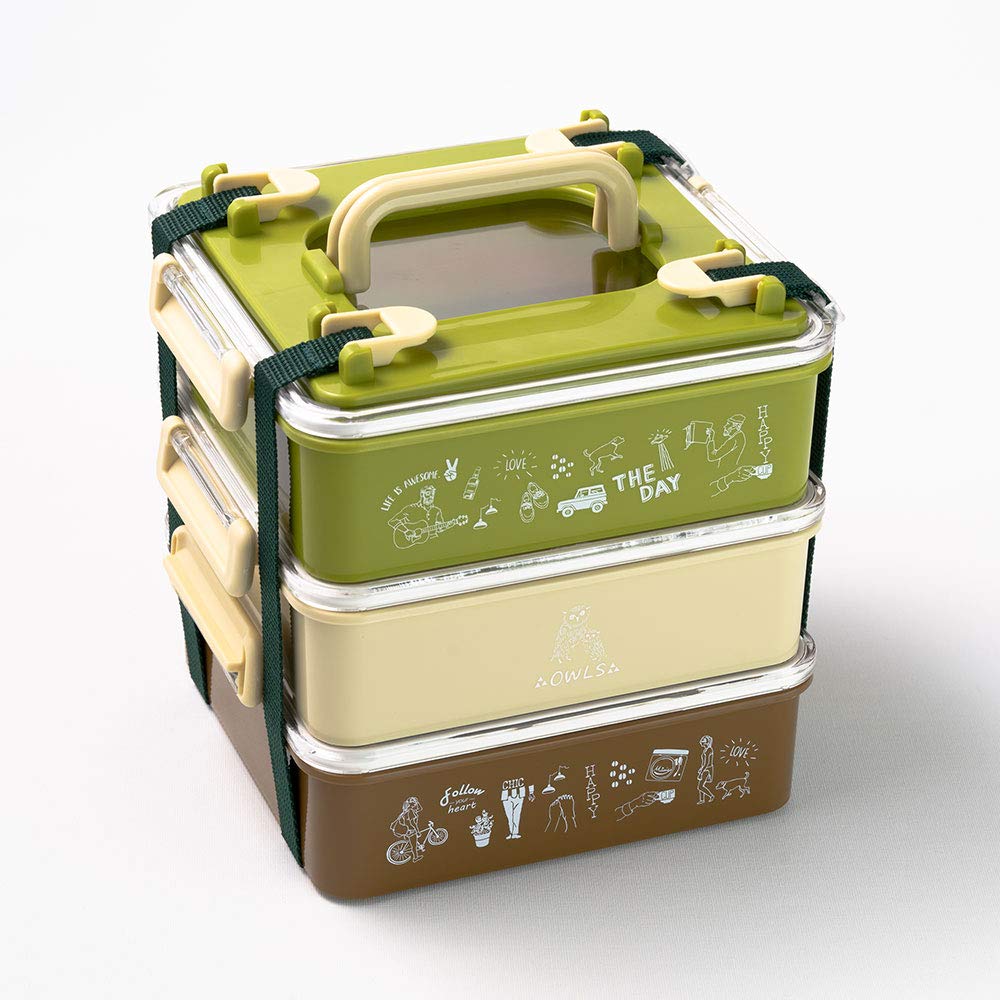 Amazon | 【LB-02】ピクニックランチボックス 好楽重 3段2段兼用 日本