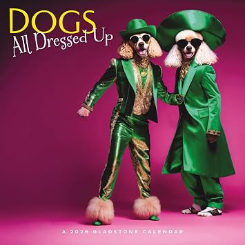 Dogs, All Dressed Up 12x12 Wall