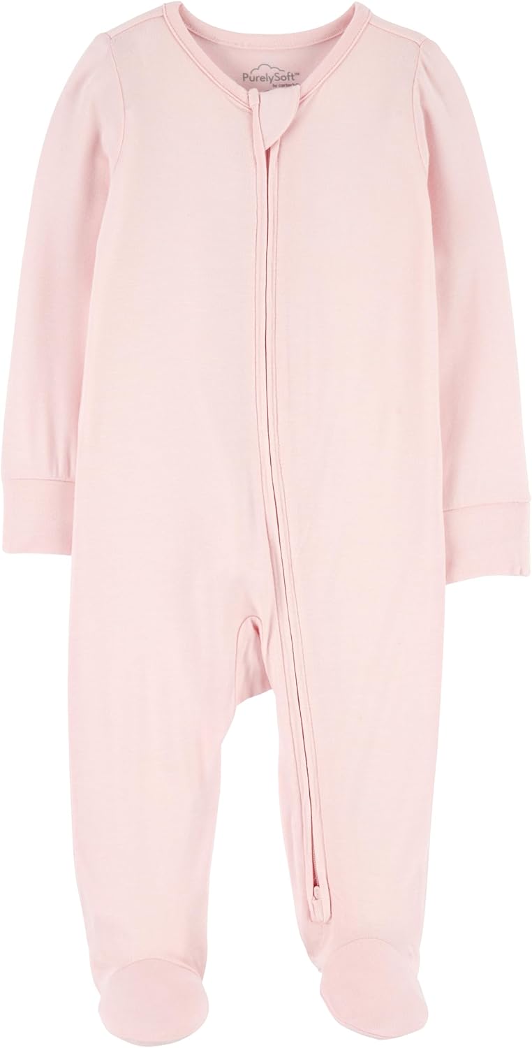 Carter's baby-girls Purelysoft Sleep and Play Pajamas