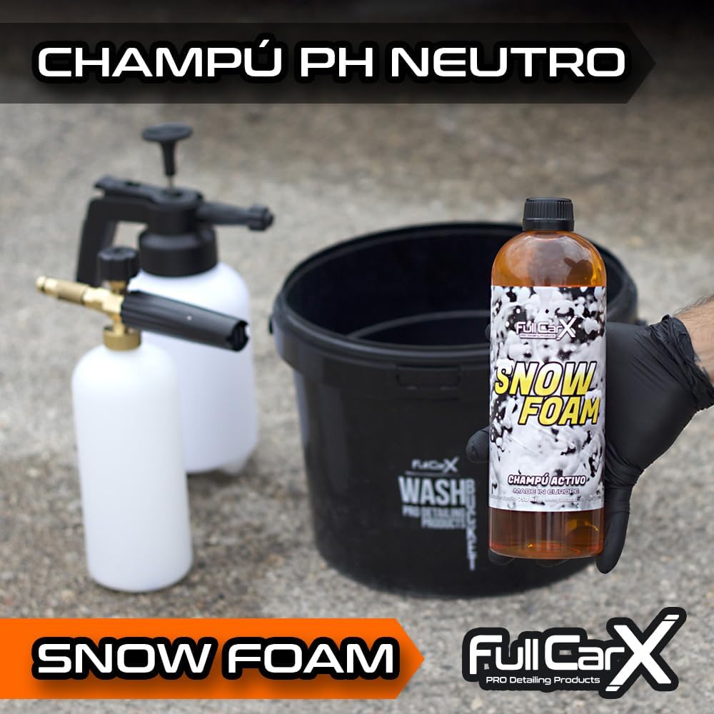 AutoFullCar - CHAMPÚ ACTIVO BRILLO FullCarX by Full Dip | 5 LITROS | COCHE MOTO EMBARCACIÓN |VEHICULOS EN GENERAL