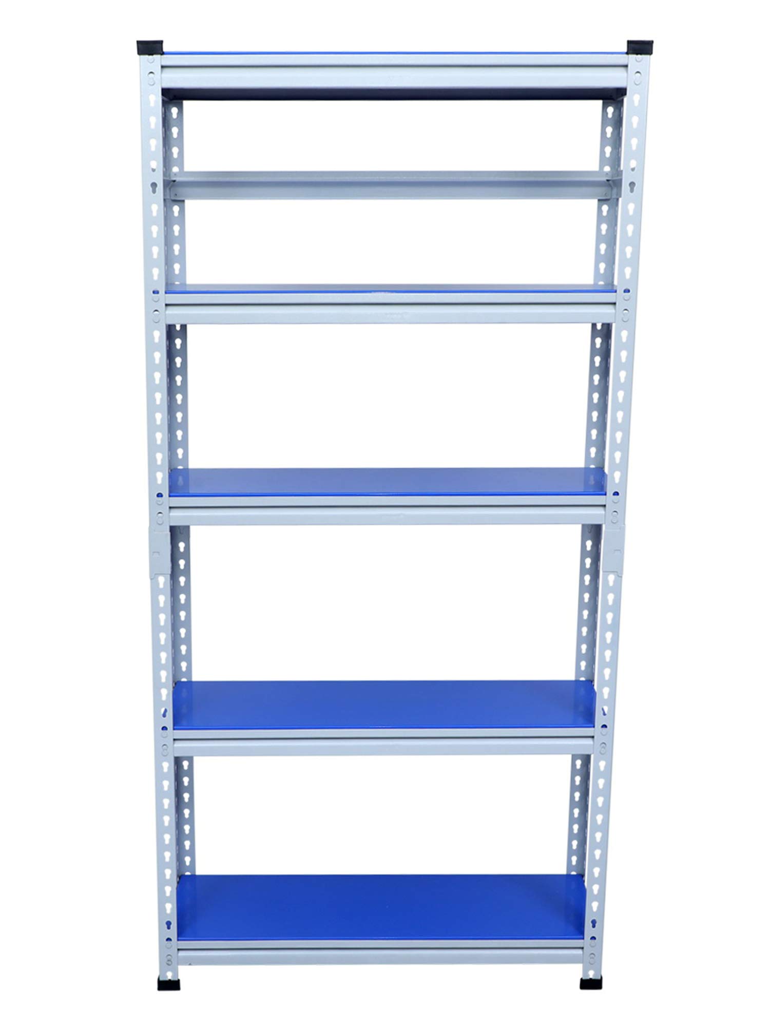 Mil-Nil Boltless Prime CRC Sheet 72x36x12 Inch Multipurpose Storage Rack with 5 Shelves 18 Gauge_Blue-image-27