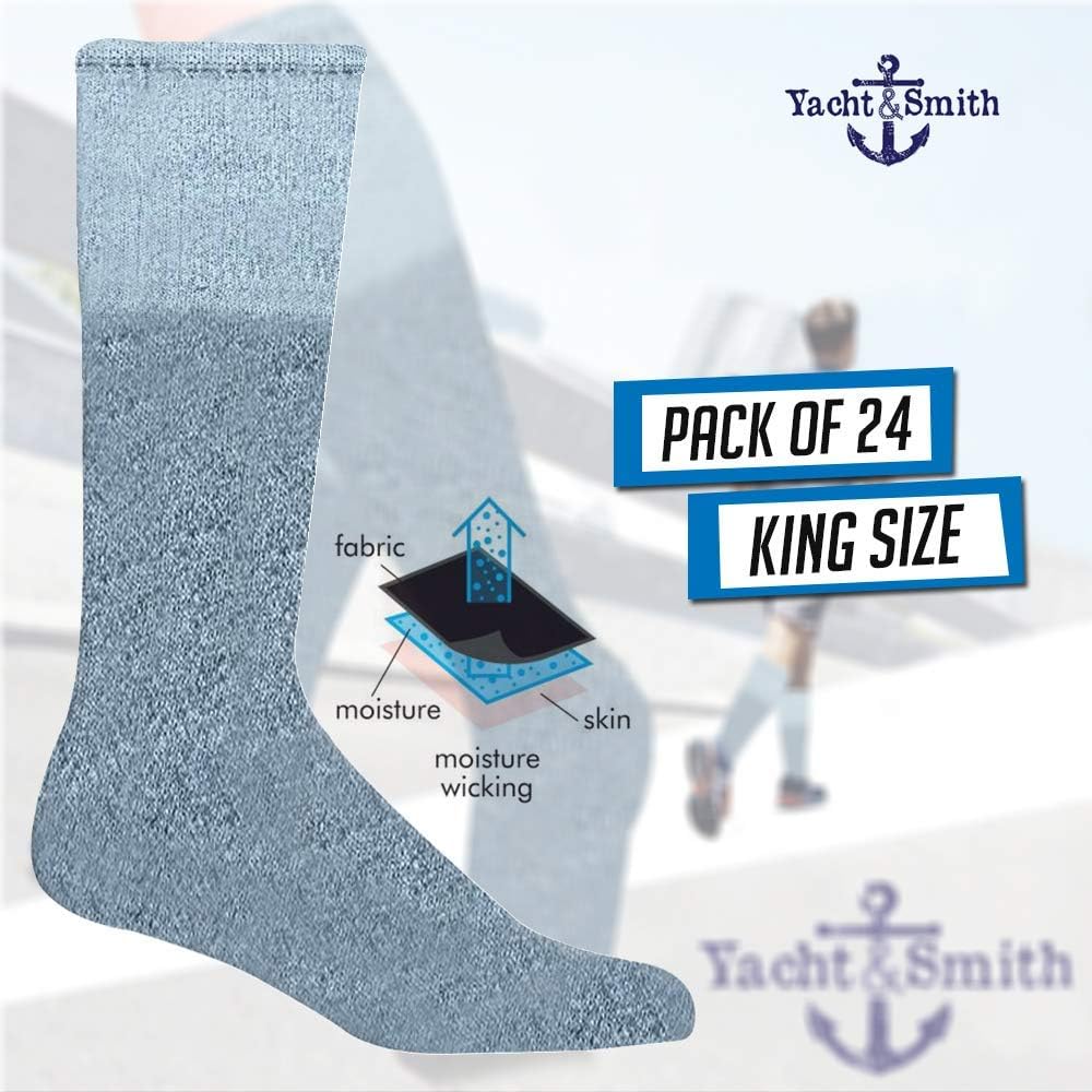 Yacht & Smith Wholesale Men's Long Tube Socks, Cotton Sport Tube Socks Wholesale Men Long Tube Socks, Cotton Sport Tube Socks