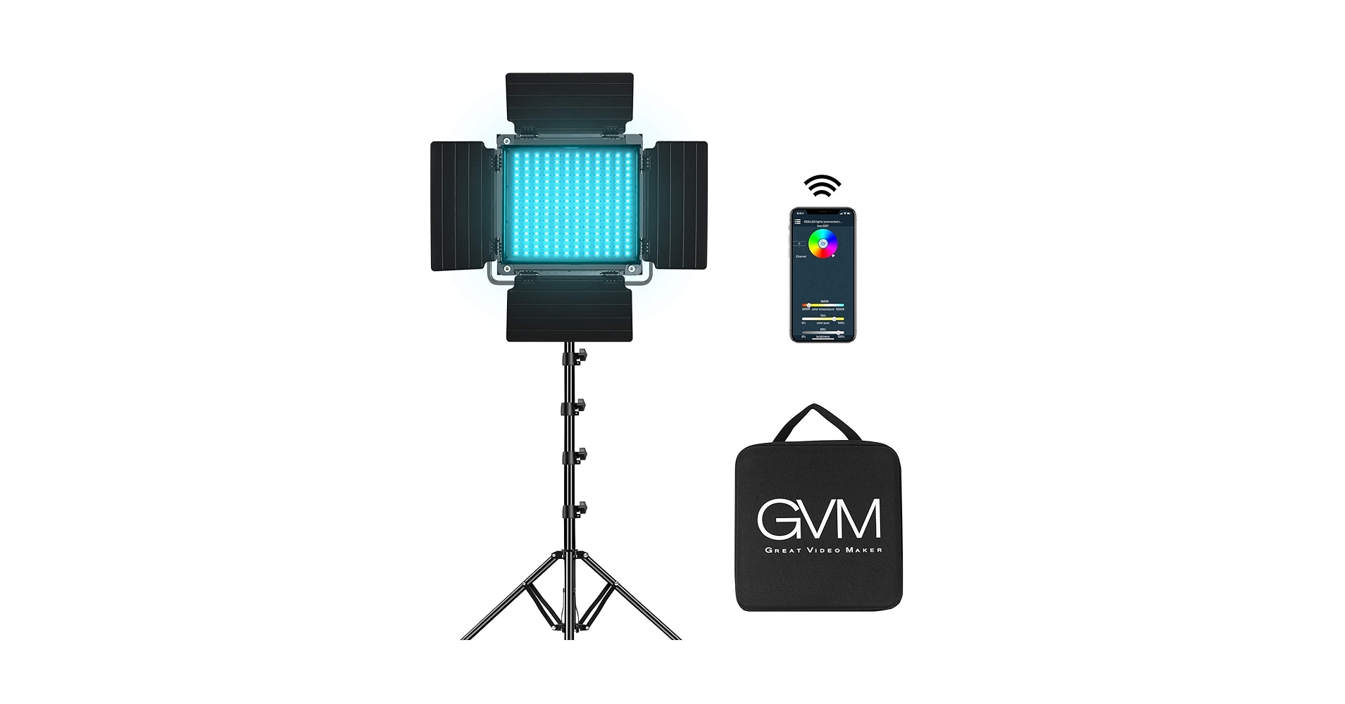 Amazon.com : GVM RGB LED Video Light, 800D Studio Light with