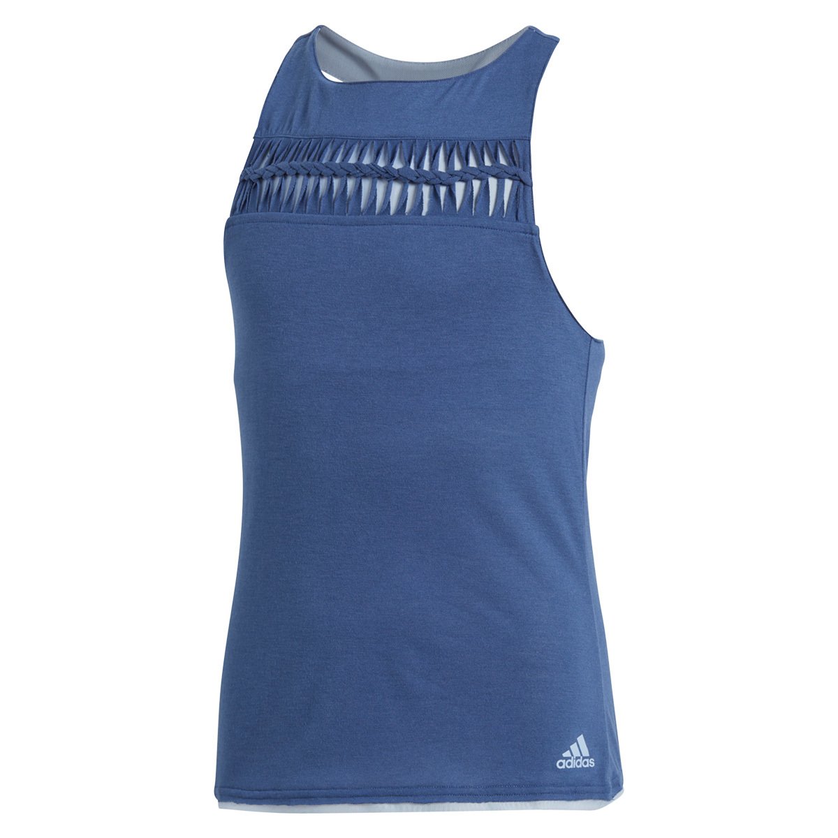 adidas Mädchen Oberbekleidung Tank-top Mädchen - Blau, Dunkelblau, 170, ECO22