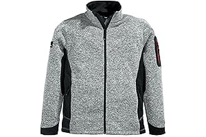 FHB Work Jacket Christoph, Size:XL, Grey/Black