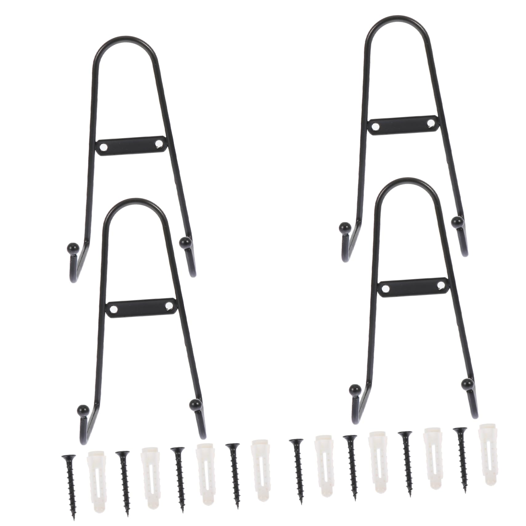 Zerodeko 4Pcs Metal Display Stands for Plates Sturdy Metal Plate Holders Vintage Style Dish Storage Racks for Showcasing Dinnerware Artworks and Decor Home Office