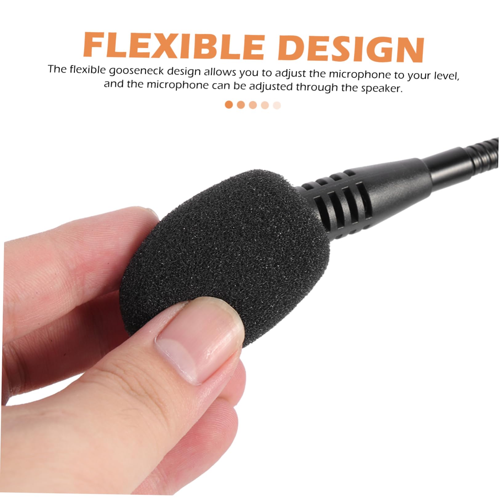 Micrófono De Conferencia De Escritorio con Conector USB Micrófono De Condensador Omnidireccional para Pc y Laptop para Grabaciones y Reuniones De Cable Plug and Play
