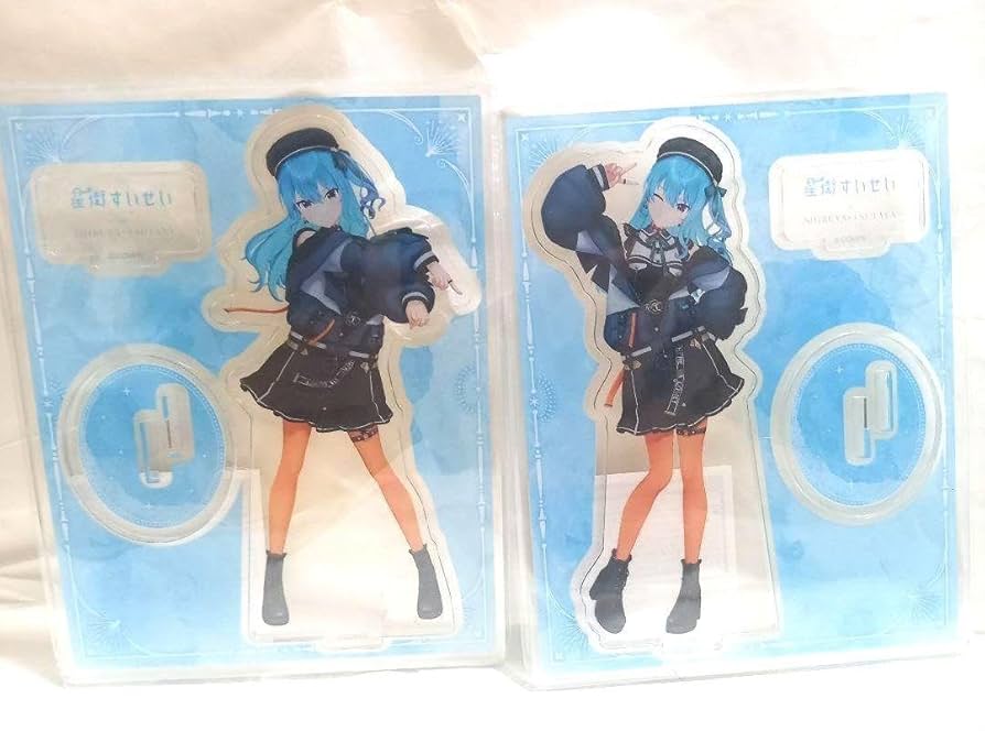 星街すいせい ビビデバ クリスタルアート TSUTAYAコラボ 星街すいせい」SHIBUYA TSUTAYAコラボ グッズ クリスタルアート