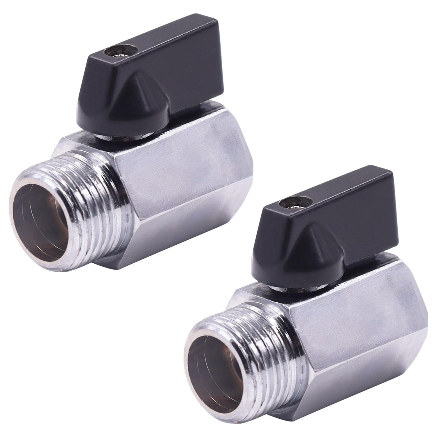 Aienxn 2PCS Polished Chrome Finish 1/2