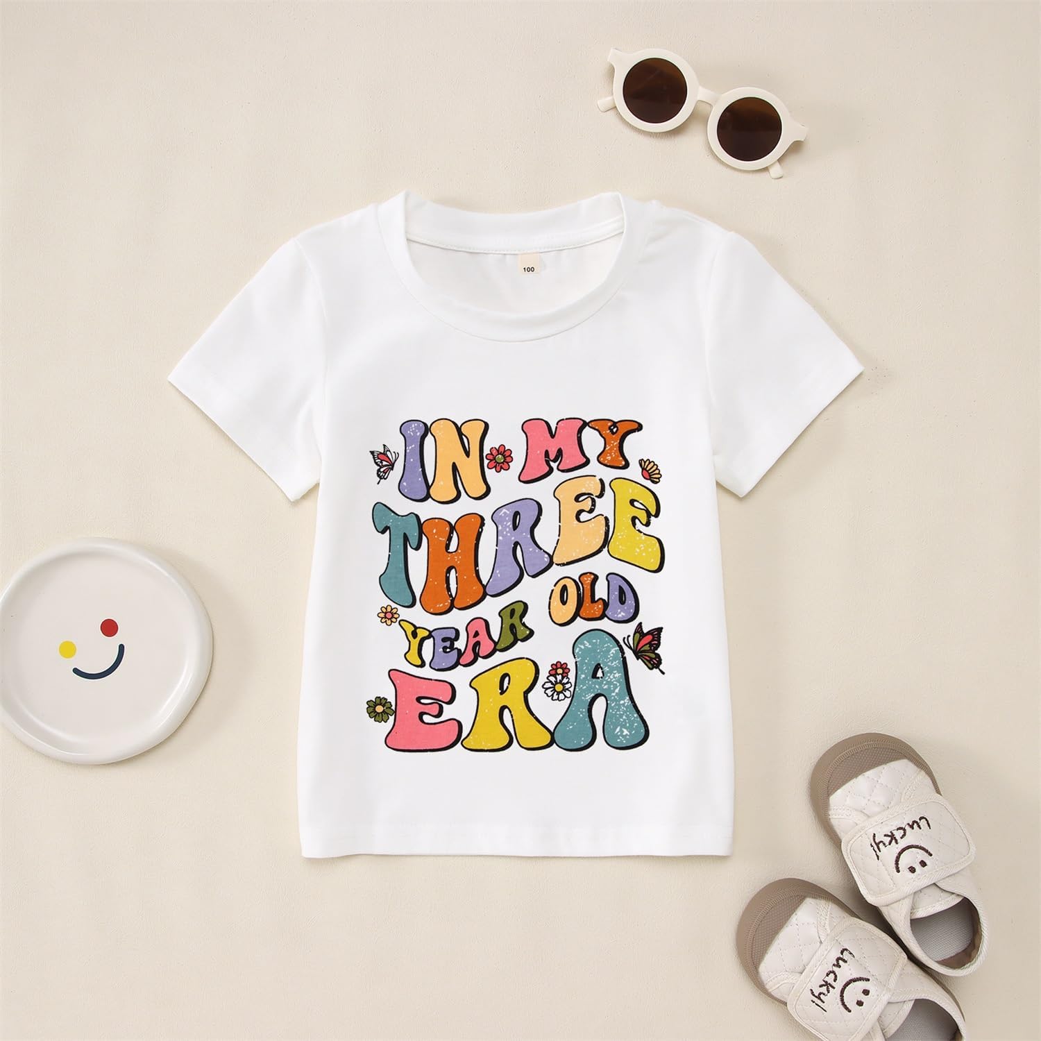 MODNTOGA Toddler Birthday Girl Shirt in My 1-7 Year Old Era Graphic T-Shirt Kid Girls B-Day Party Tee Short Sleeve Summer Top - Image 7