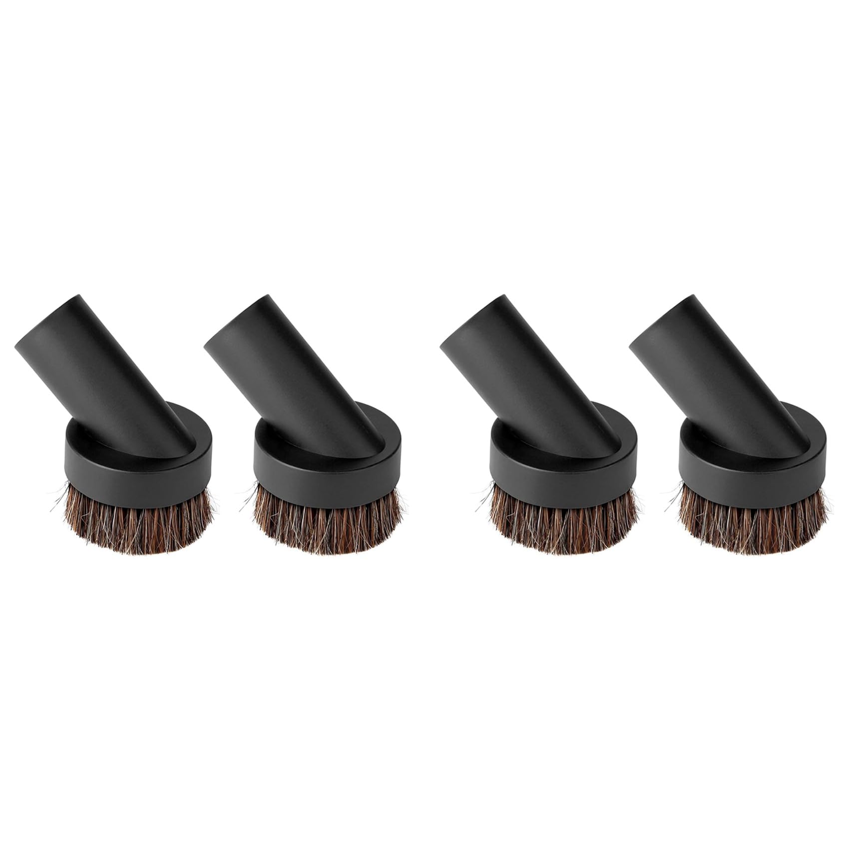Hndhbfgrt 4X Bristle Vacuum Brush Round Brush Vacuum Attachment Universal Vacuum Dust Brush for Most Vacuum Cleaners Accessories