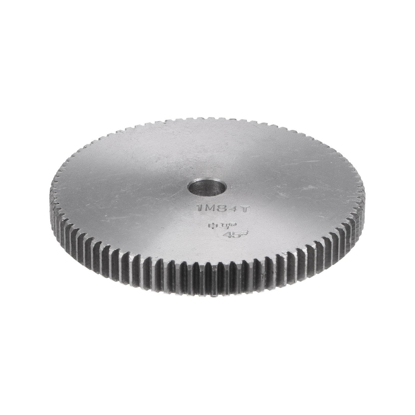 Tool Parts and Accessories Straight Spur Gear 10mm Inner Aperture 84T 1 Module 45# Steel Motor Gear (#CN-140824-14913)