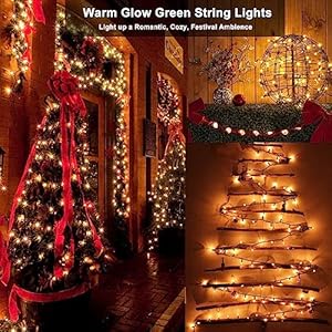 BrizLabs Clear Christmas Lights Outdoor 300 Count 69.6ft Incandescent Christmas Lights Connectable Warm White String Lights UL Certified Xmas Mini Lights Green Wire for Indoor Tree Holiday Party Decor BrizLabs Clear Christmas Lights Outdoor 300 Count 696ft Incandescent Christmas Lights Connectable Warm White String Lights UL Certified Xmas Mini Lights Green Wire for Indoor Tree Holiday Party Decor