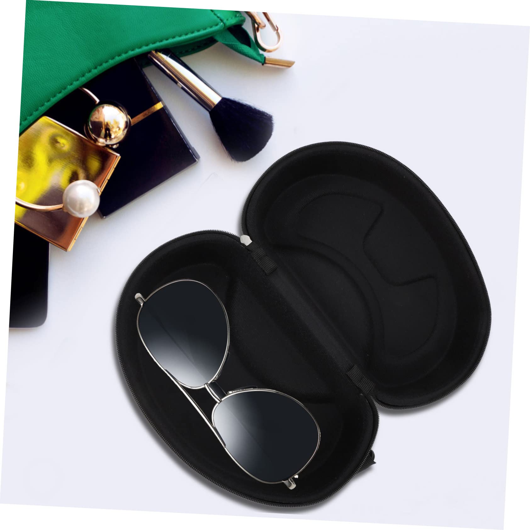 Brillenetui Sonnenbrillentasche Brillenhalter Schmuck-Organizer-Tasche sunglass case brillen kosmetik tasche schnapsgläser Brillenbehälter Brillenzubehör Eva