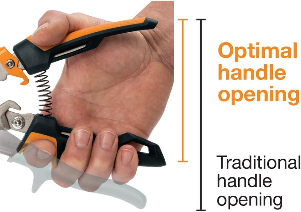 Fiskars PowerGear Tin Aviation Snips (Left Cut), 24" Heavy Duty Forged Steel Metal Shears, Industrial Grade Tool for Building and Construction