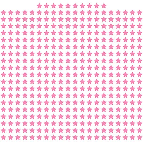 LiteMark Estrellas extraíbles rosas de 1 pulgada, paquete de 390