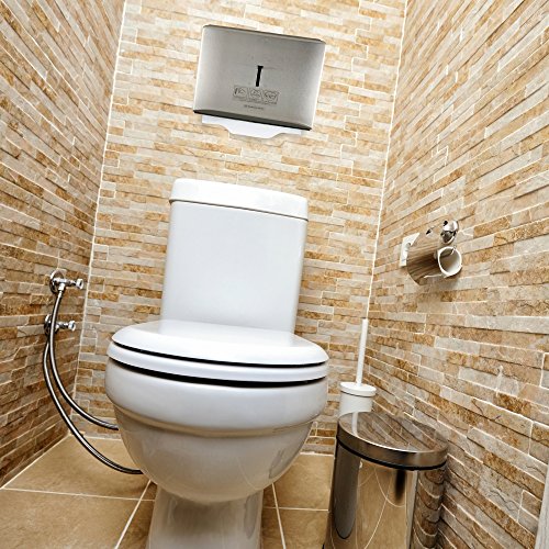 Scott Professional Restroom Paper Seat Cover Dispenser, Stainless (09512) - image 5