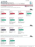 Vista 2 de Cim-Tek 70016 Centurion Gilbarco - Filtro diesel 400-30, 30 micrones