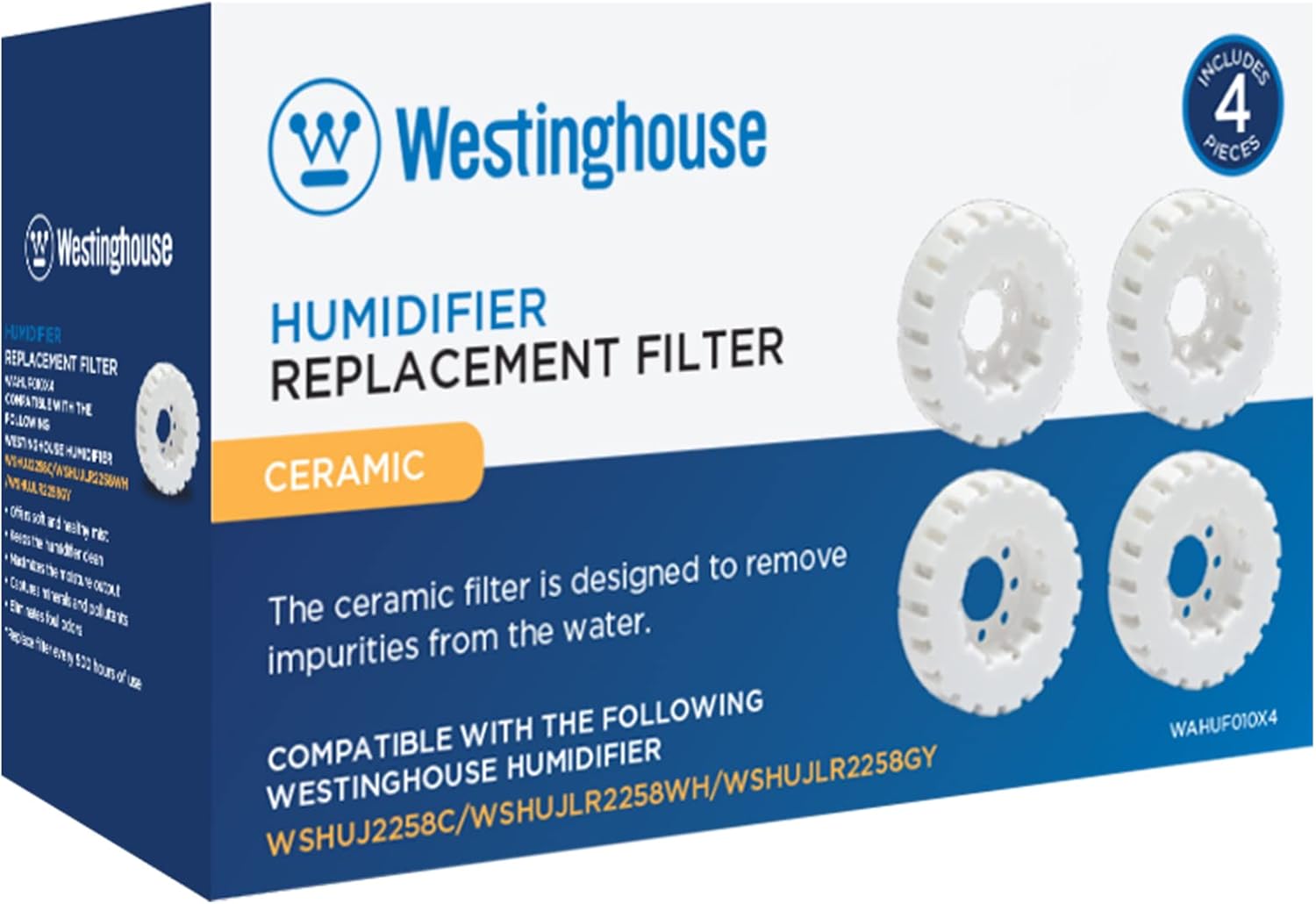Westinghouse Humidifier Replacement Filter Set of 4