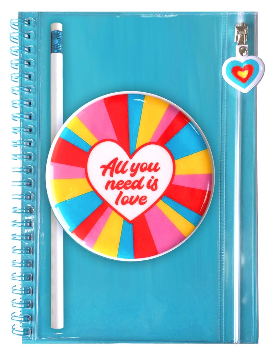SNIFTY All You Need is Love - Pencil Pouch and Journal in 1