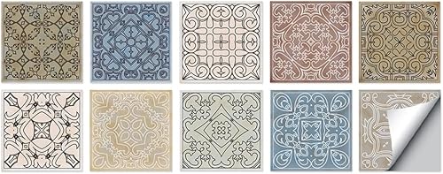 Miniatura 4 de Adhesivo grueso para azulejos de despegar y pegar, pegar en azulejos de pared para cocina, azulejos de pared, calcomanías de baño, vinilo