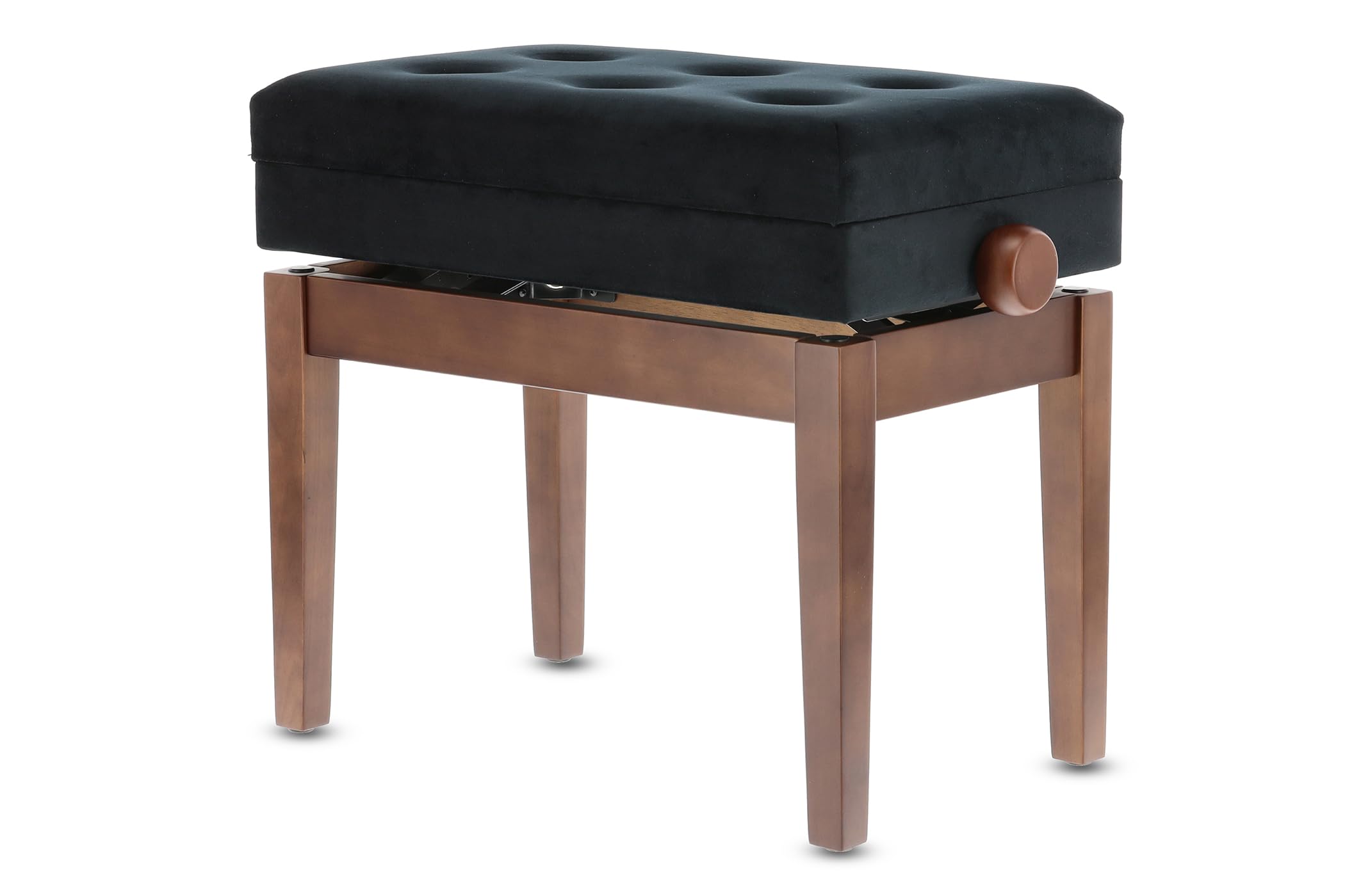 GEWA Pianobank Deluxe Compartment, nussbaum matt, mit Notenfach