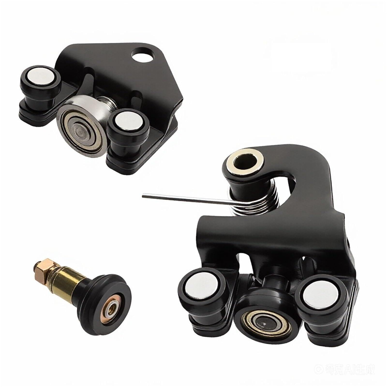 Sliding Door Hinge Roller Compatible with Master II 1998-2008 Right Left Sliding Door Hinge Rollers Upper Middle and Lower Set 8200080754 7700352379 7701048702