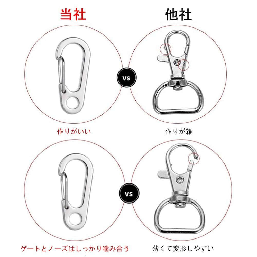 KA10K-S カラビナ・スナップフック KA10K-S カラビナ・スナップフック Amazon.co.jp: 123