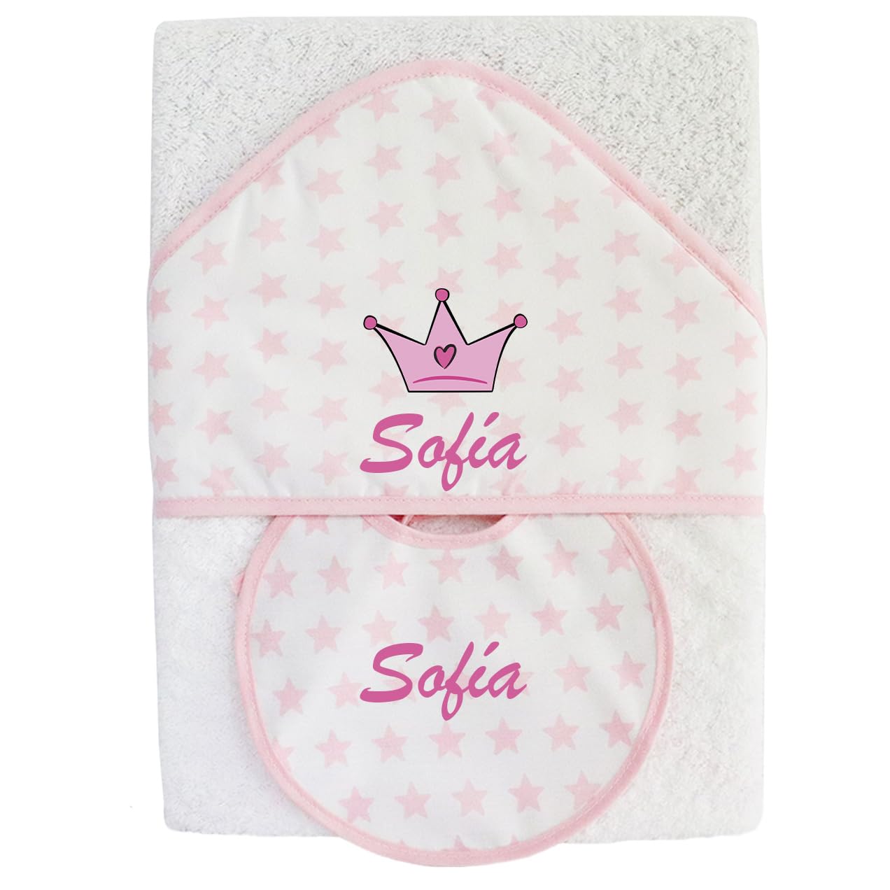 Canastilla personalizada bebé PRINCESA Mod. 1 - Regalos para recién nacido - Regalos baby shower - Cestas para bebés - Regalos personalizados - TARTAS DE PAÑALES Y MÁS