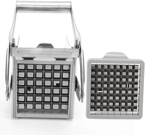 Miniatura 6 de Cortador de papas fritas Cuchillas de acero inoxidable Cortador manual de verduras para papas, zanahorias, pepinos, máquina de corte de papas
