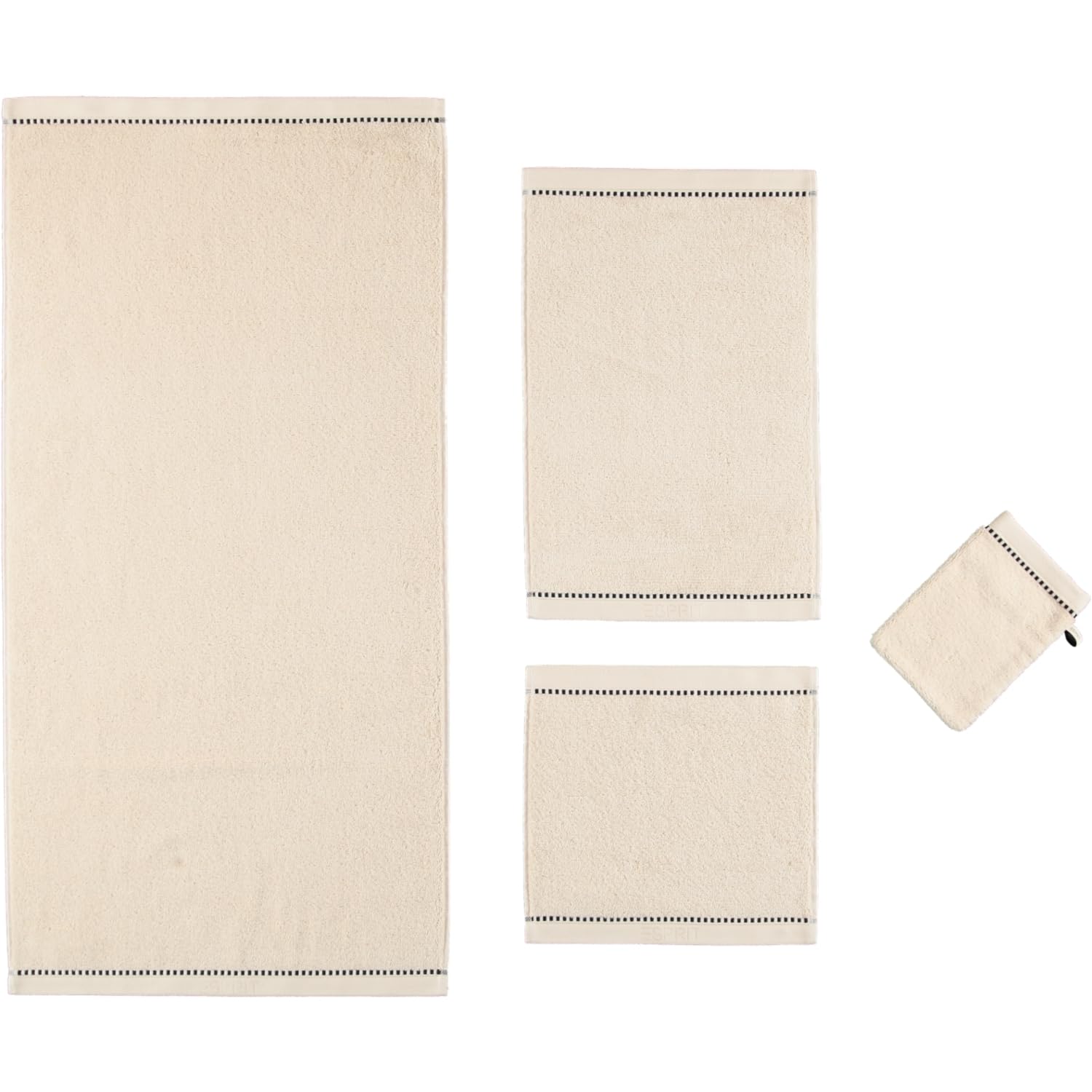 ESPRIT Boîte de serviettes Solid Sand - 6040 - Serviette de bain - 100 x 150 cm