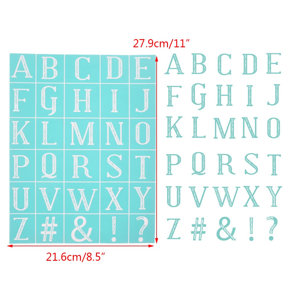 Stencil Per Serigrafia Legno | 2 Pezzi 28x22 Cm - Riutilizzabili Per Tessuti E Legno - Foto 3