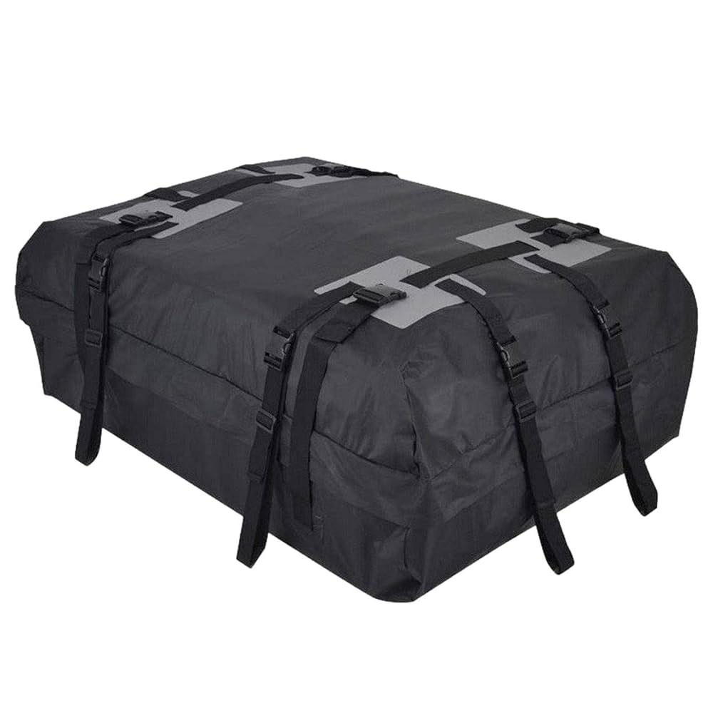 Borsa Da Tetto Auto Pieghevole Pujuas 450 Litri - Impermeabile, Senza Portapacchi Necessari, 109x86x43 Cm