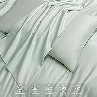 Vista 94 de MooMee Queen Duvet Cover Set, 100% Extra Long Staple Cotton 600 Thread Count Sateen Silky Soft Breathable Durable Luxury Hotel Quality Bedding Set