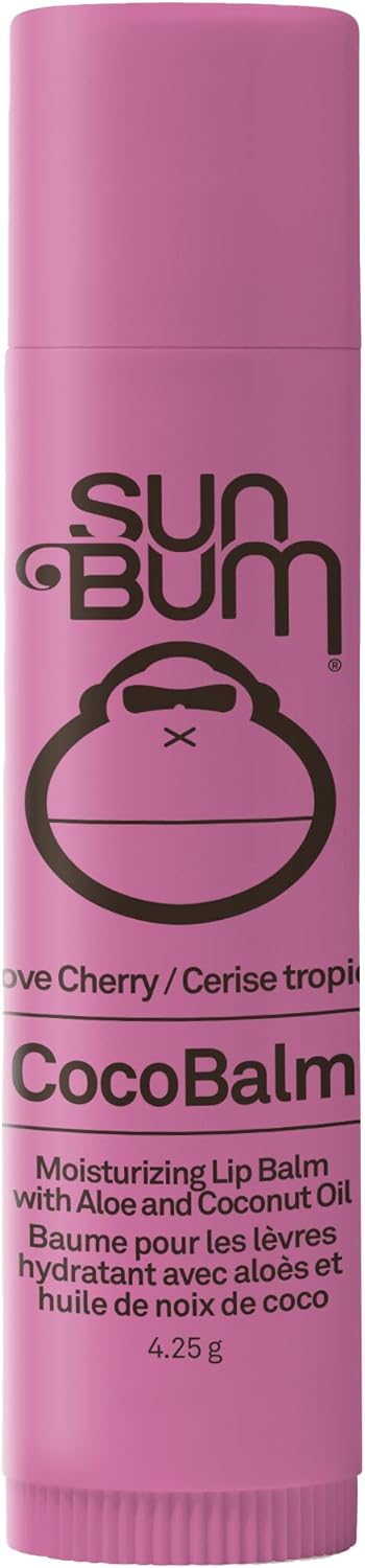 Sun Bum Cocobalm Lip Balm - Groove Cherry Groove Cherry, 0.55 Pounds